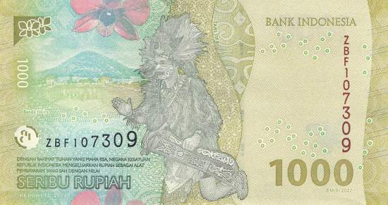 Indonesien 1000 Rupiah 2024 p162